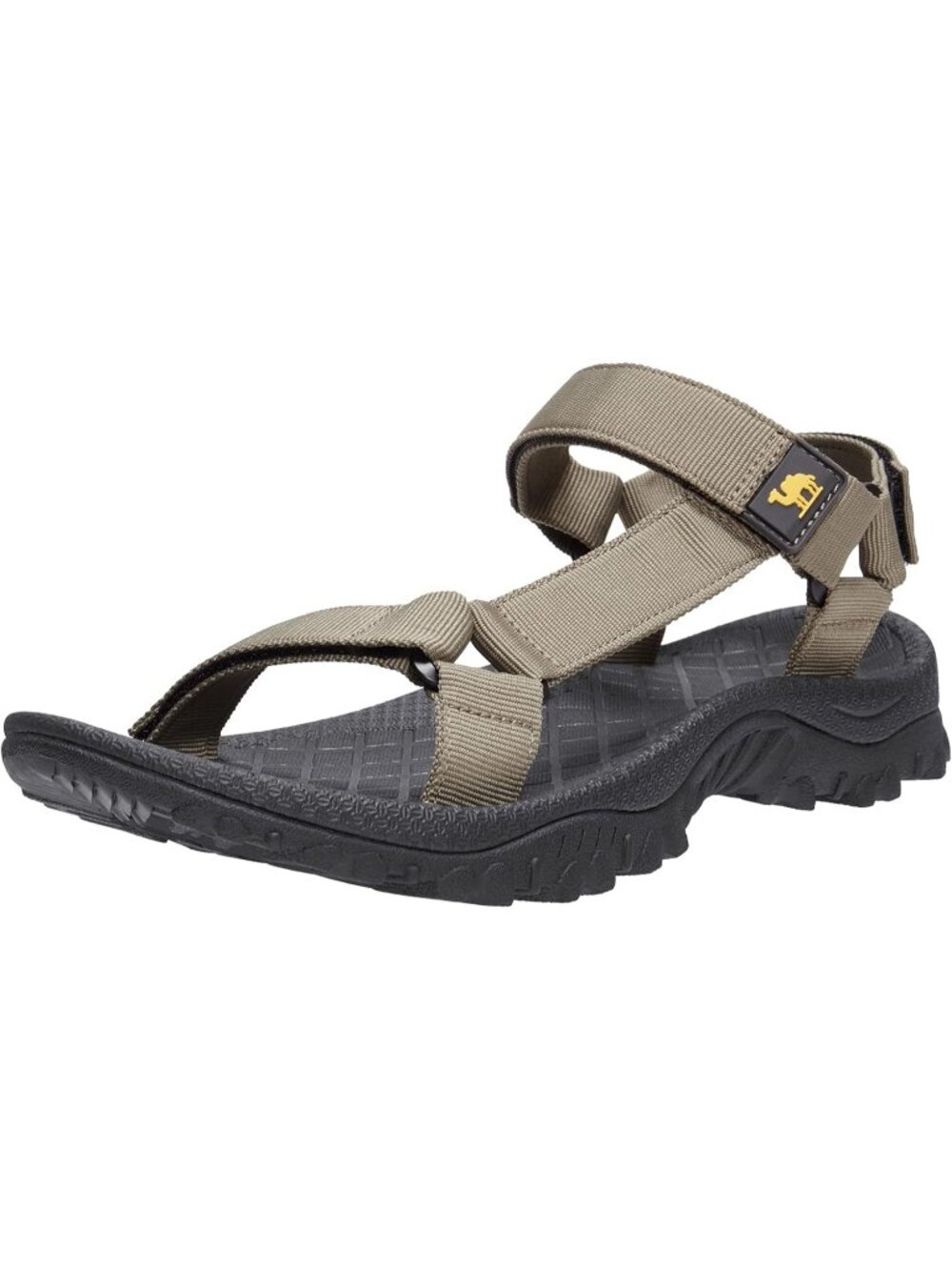 Men's Khaki Comfortable Athletic Hiking Sport Sandals Outdoor Beach Shoes